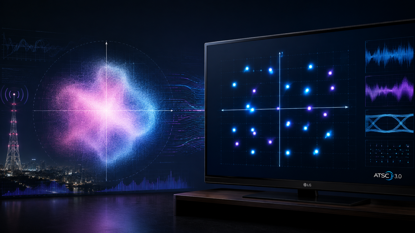 Digital signal constellation illustrating the Section 101 patent eligibility issues in Constellation Designs v. LG Electronics