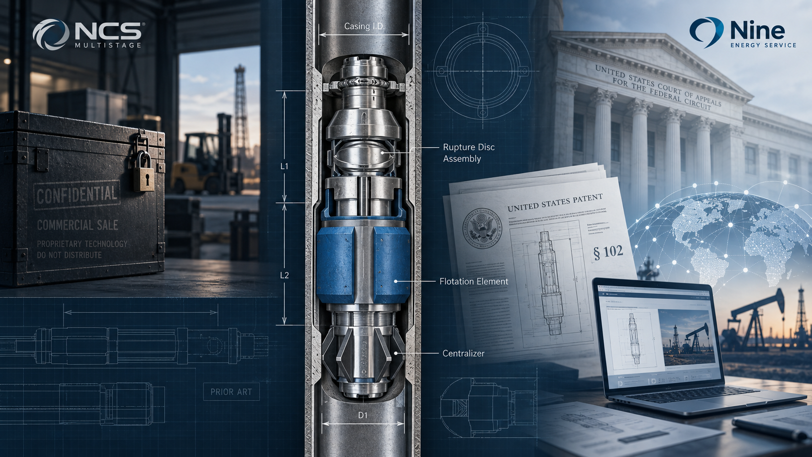 NCS Multistage v. Nine Energy Service Federal Circuit patent case involving claim construction and AIA public disclosure